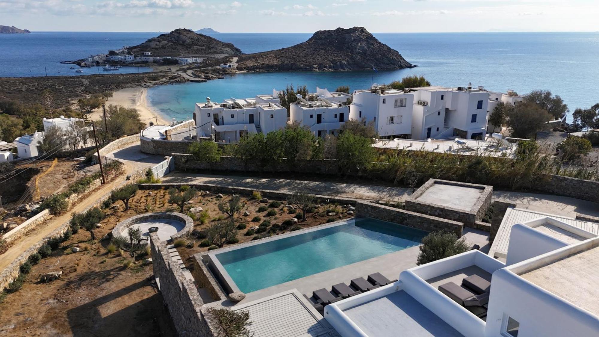 Blue Eye Grand Villa Mykonos Kalafatis Luaran gambar