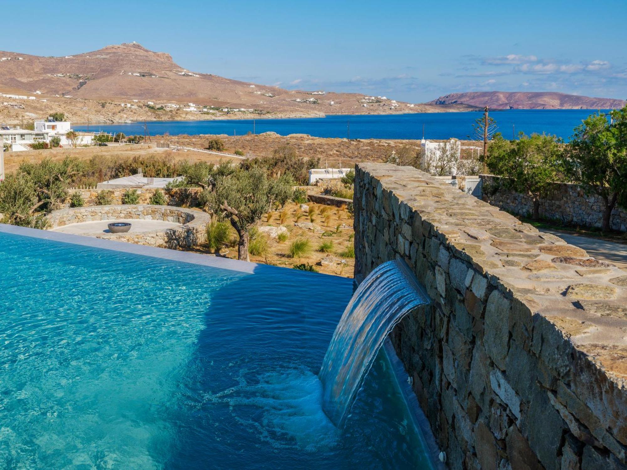 Blue Eye Grand Villa Mykonos Kalafatis Luaran gambar