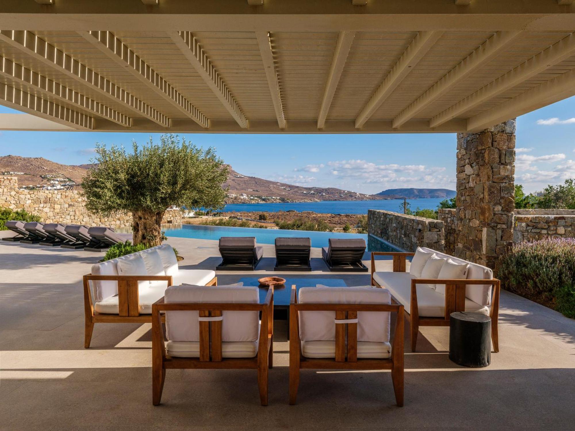 Blue Eye Grand Villa Mykonos Kalafatis Luaran gambar