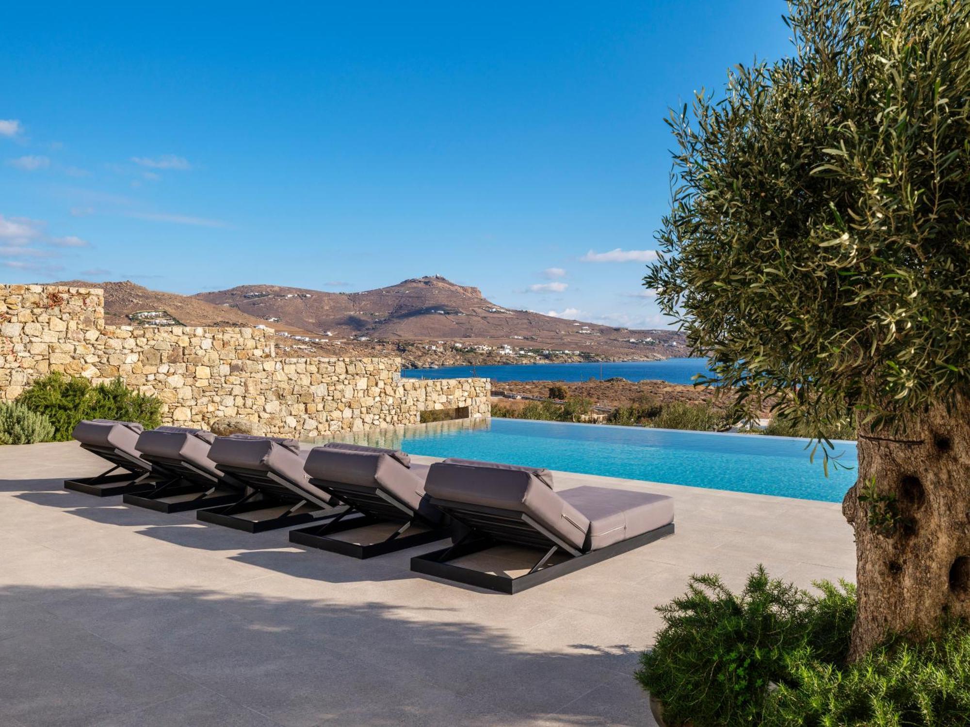 Blue Eye Grand Villa Mykonos Kalafatis Luaran gambar