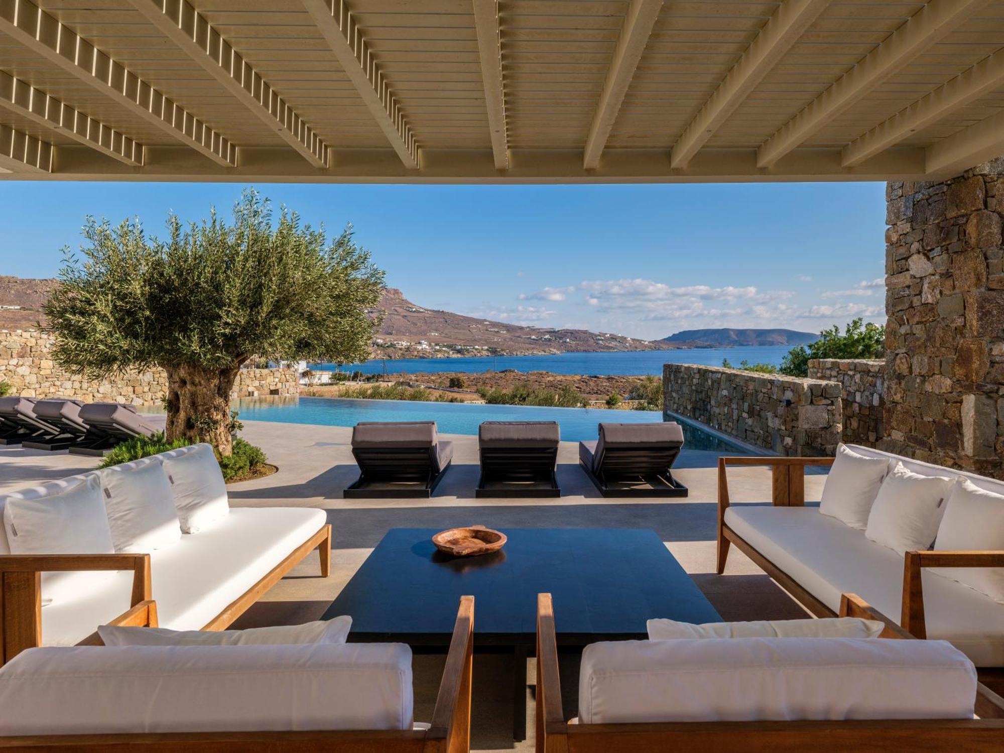 Blue Eye Grand Villa Mykonos Kalafatis Luaran gambar