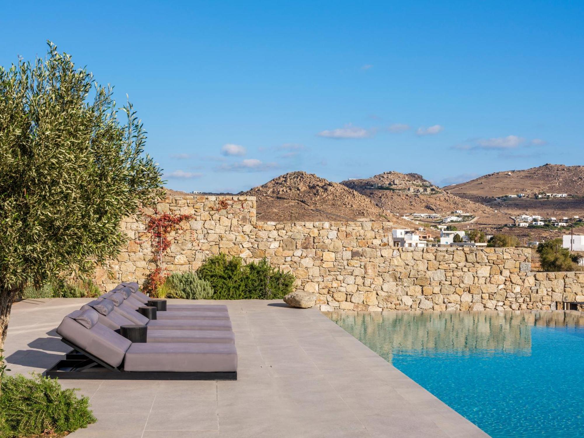 Blue Eye Grand Villa Mykonos Kalafatis Luaran gambar