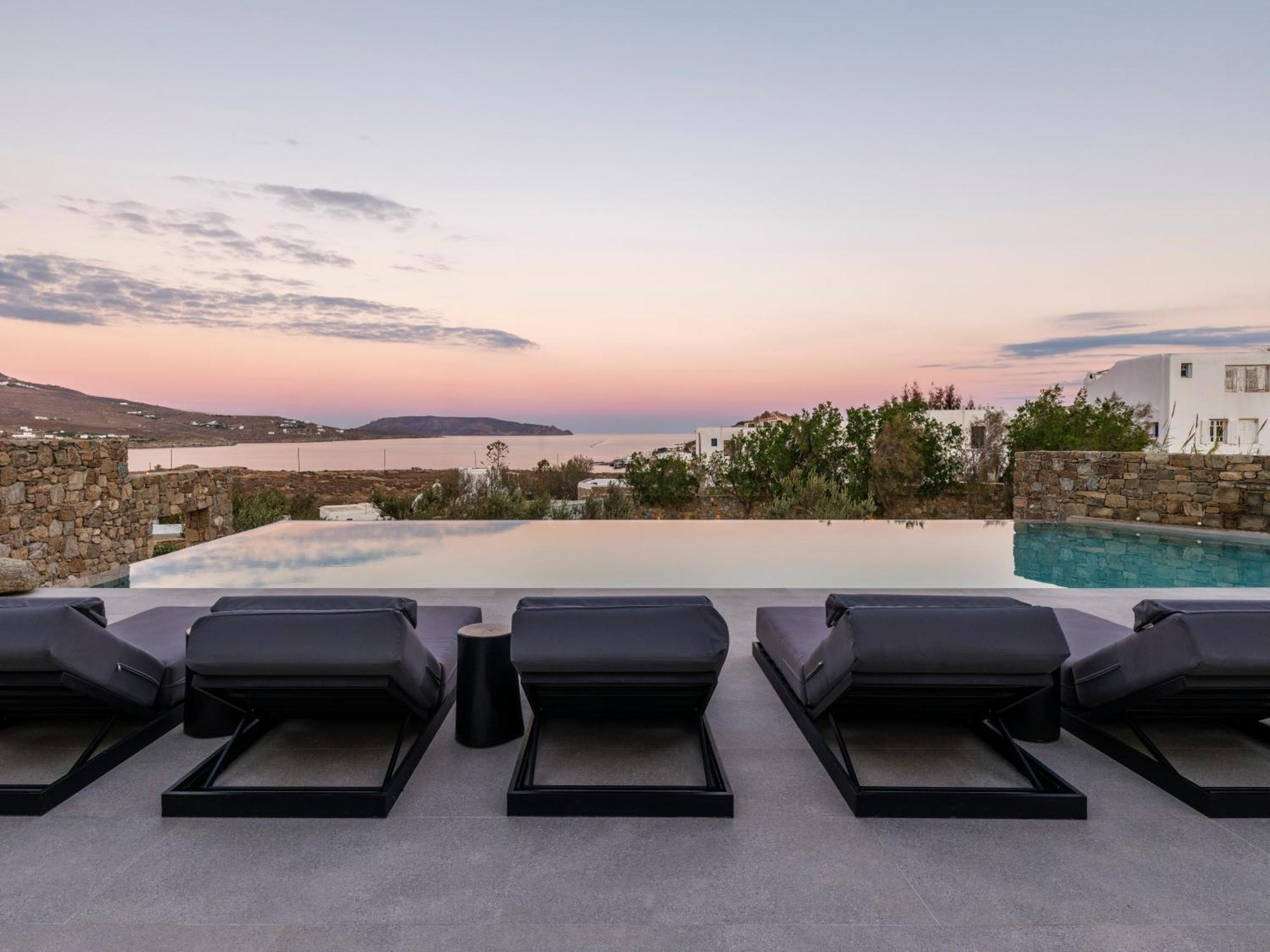 Blue Eye Grand Villa Mykonos Kalafatis Luaran gambar