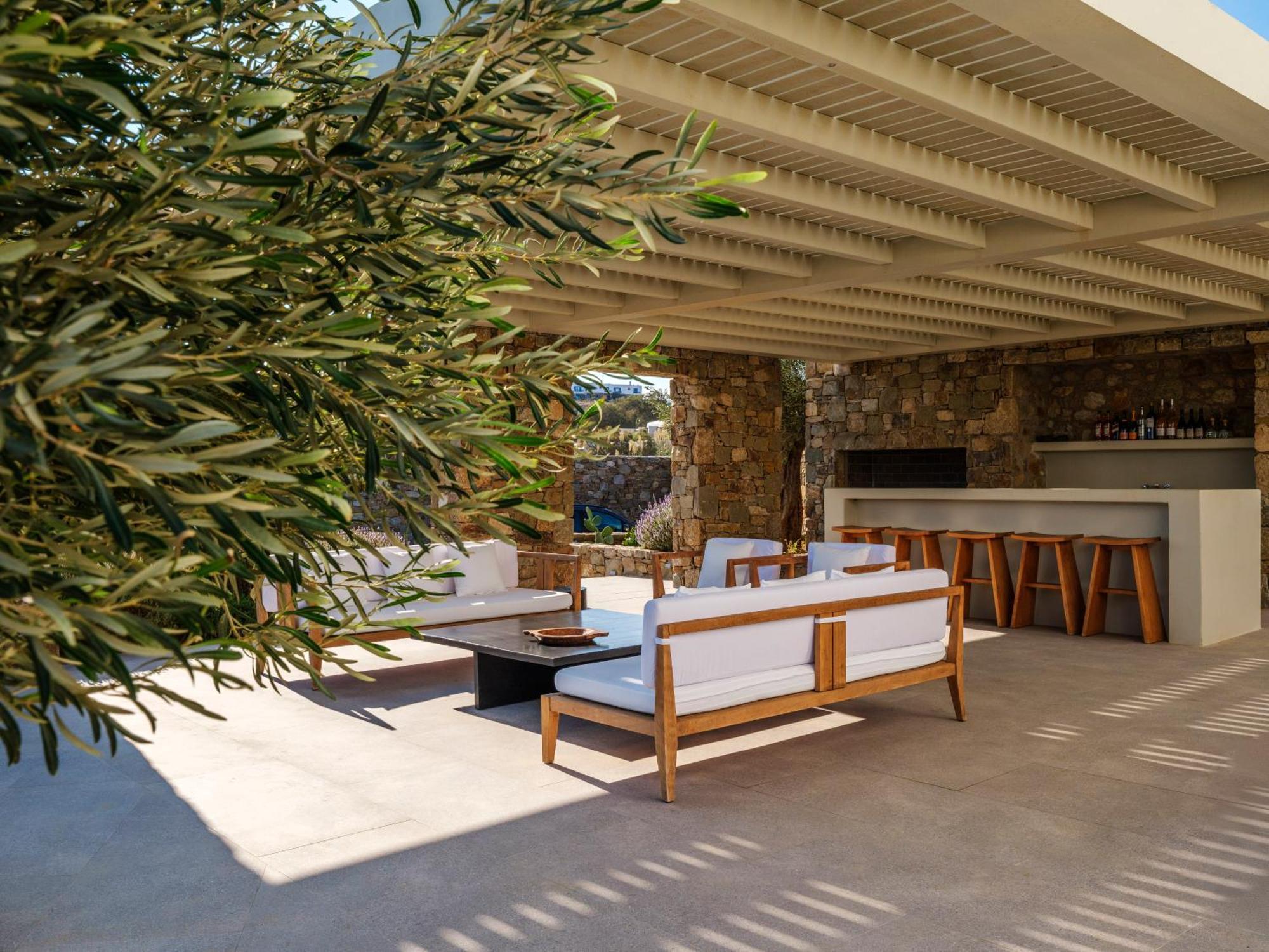 Blue Eye Grand Villa Mykonos Kalafatis Luaran gambar