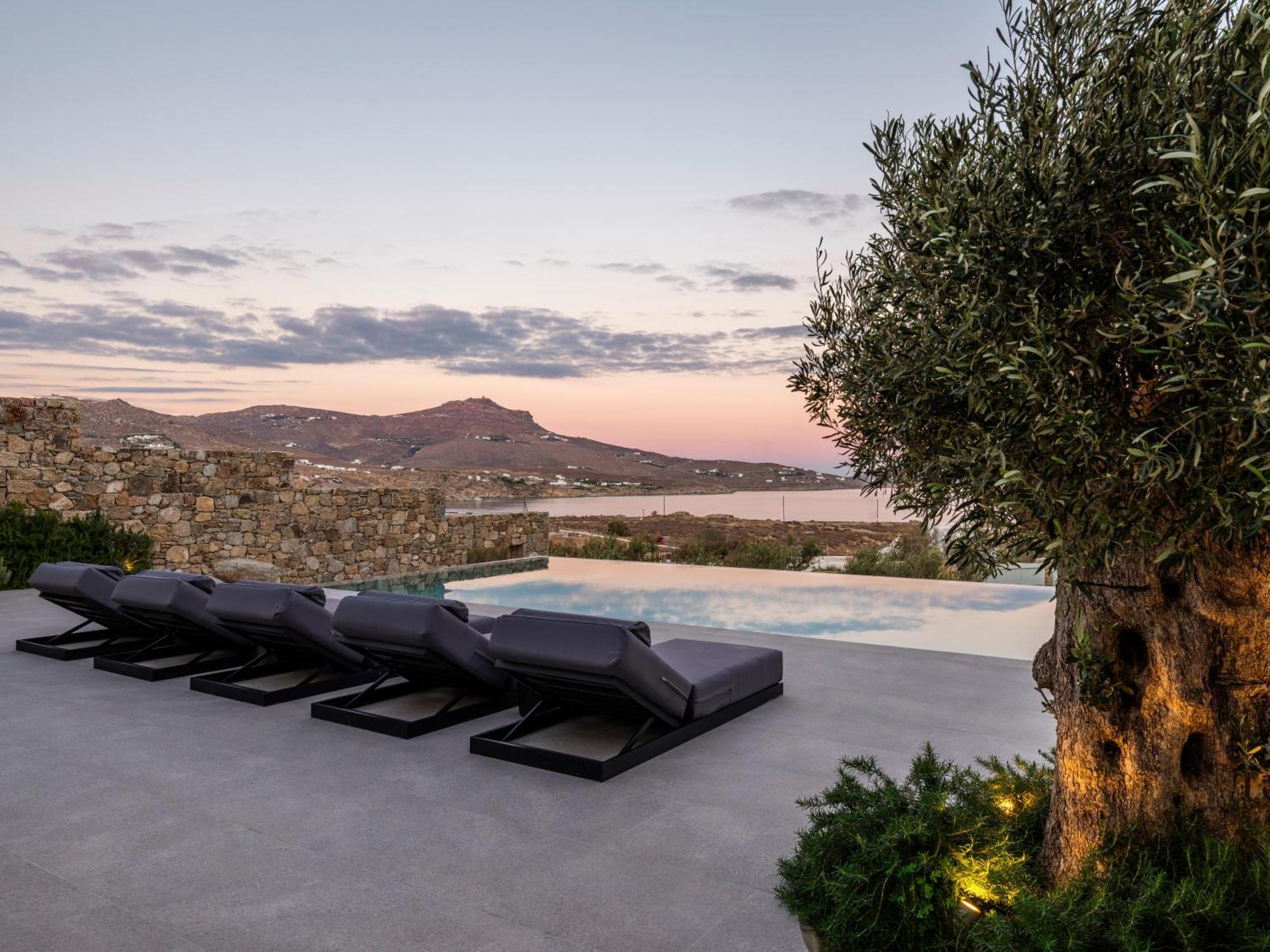 Blue Eye Grand Villa Mykonos Kalafatis Luaran gambar