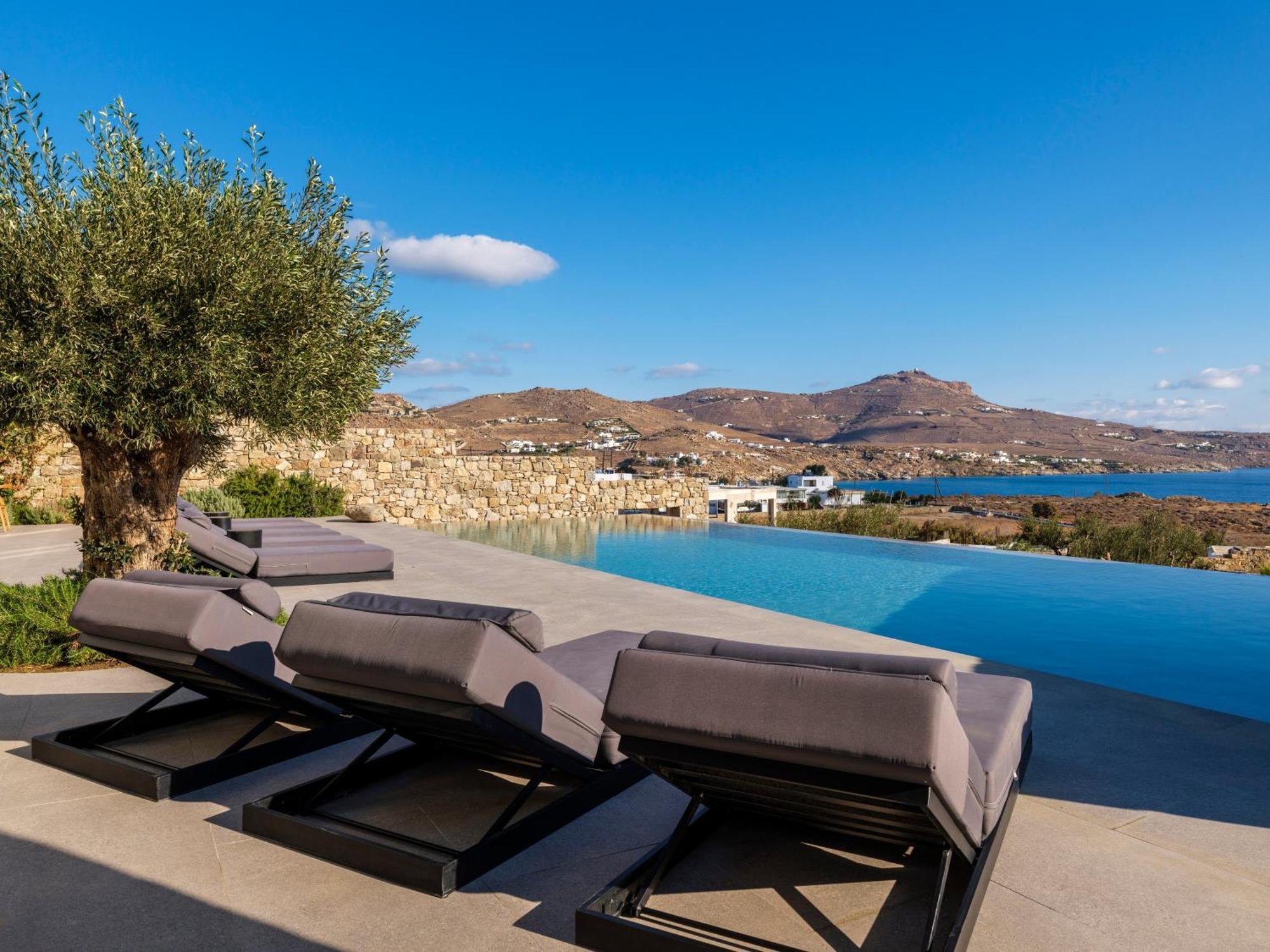 Blue Eye Grand Villa Mykonos Kalafatis Luaran gambar