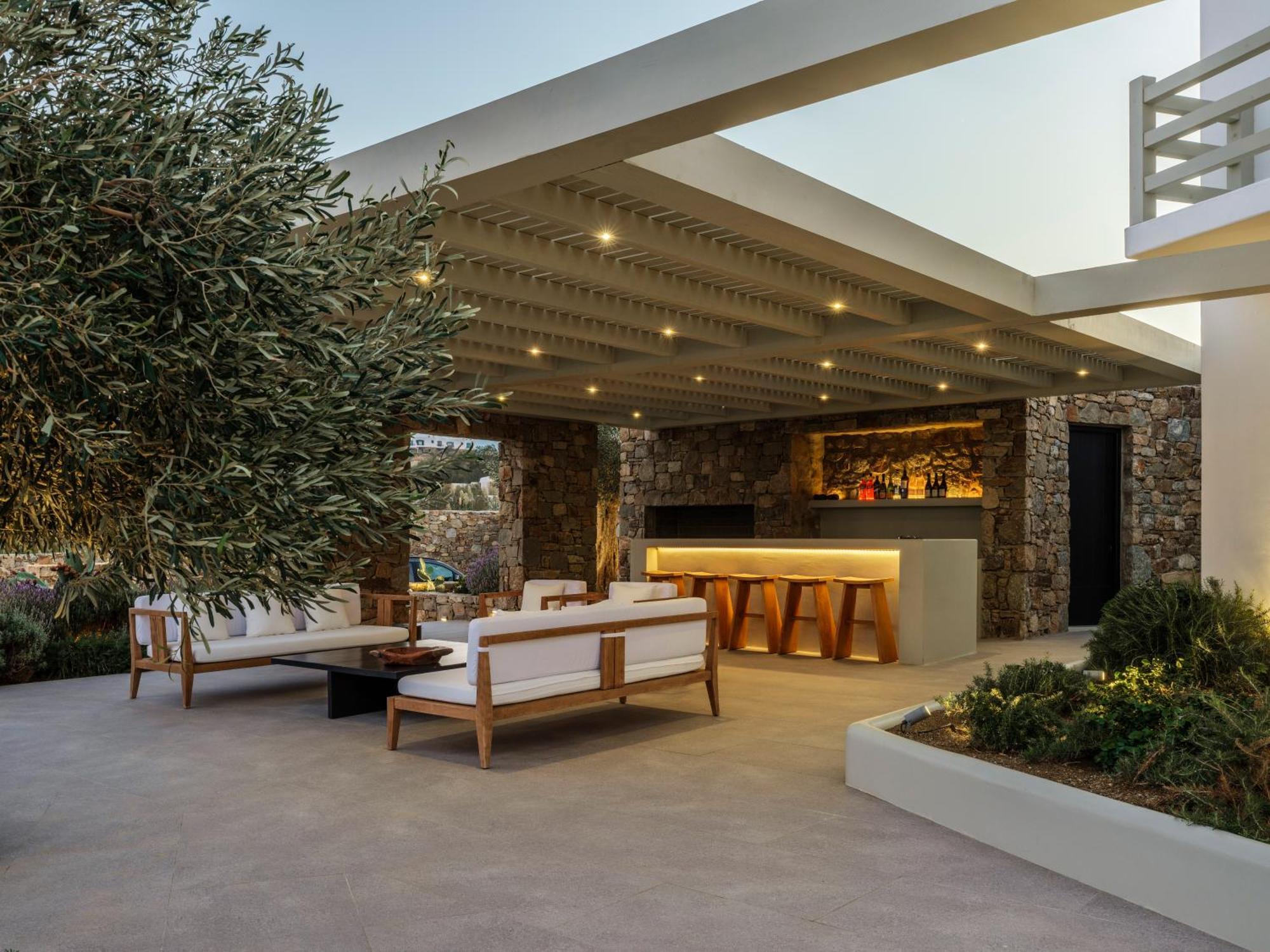 Blue Eye Grand Villa Mykonos Kalafatis Luaran gambar