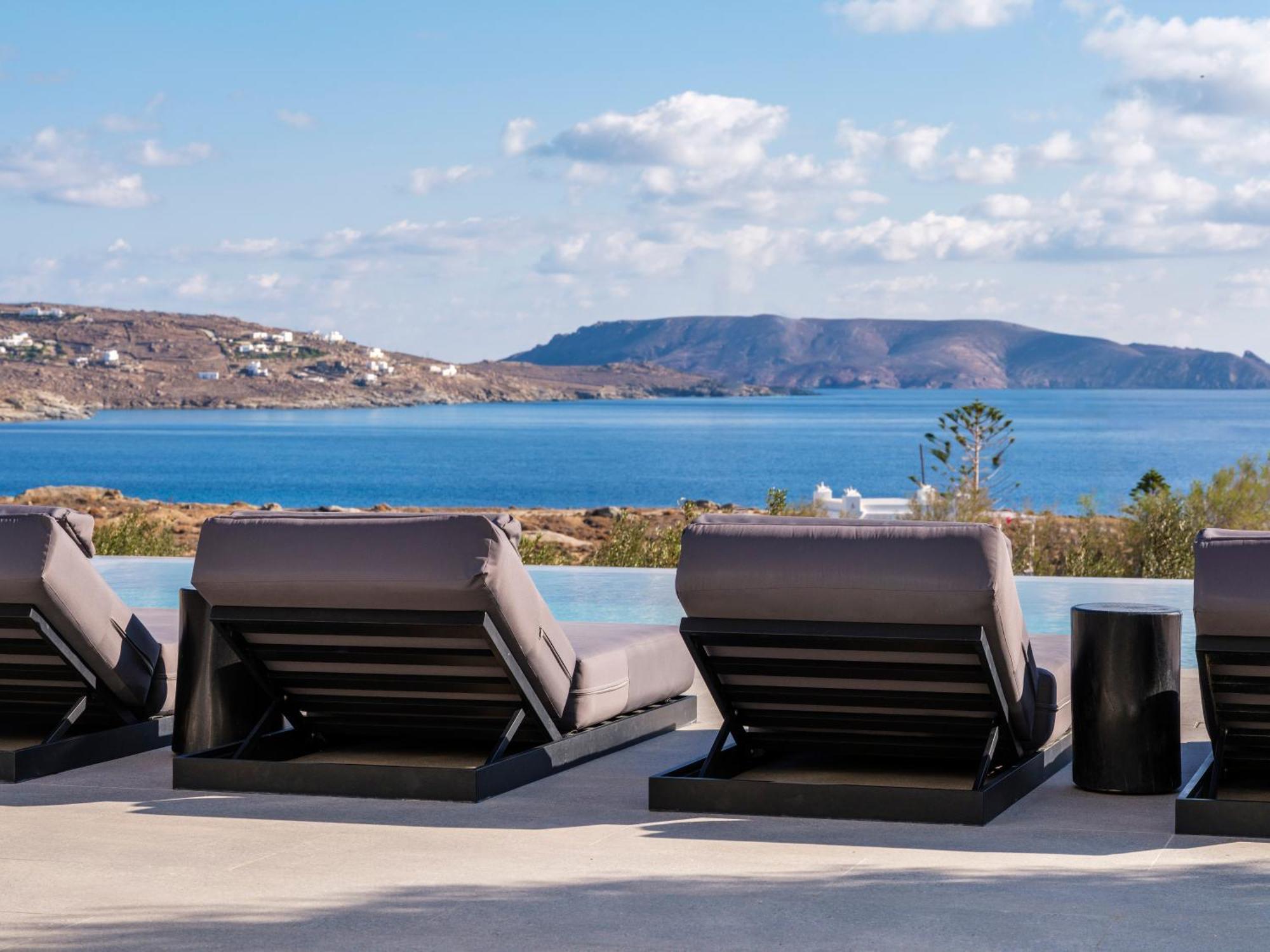 Blue Eye Grand Villa Mykonos Kalafatis Luaran gambar