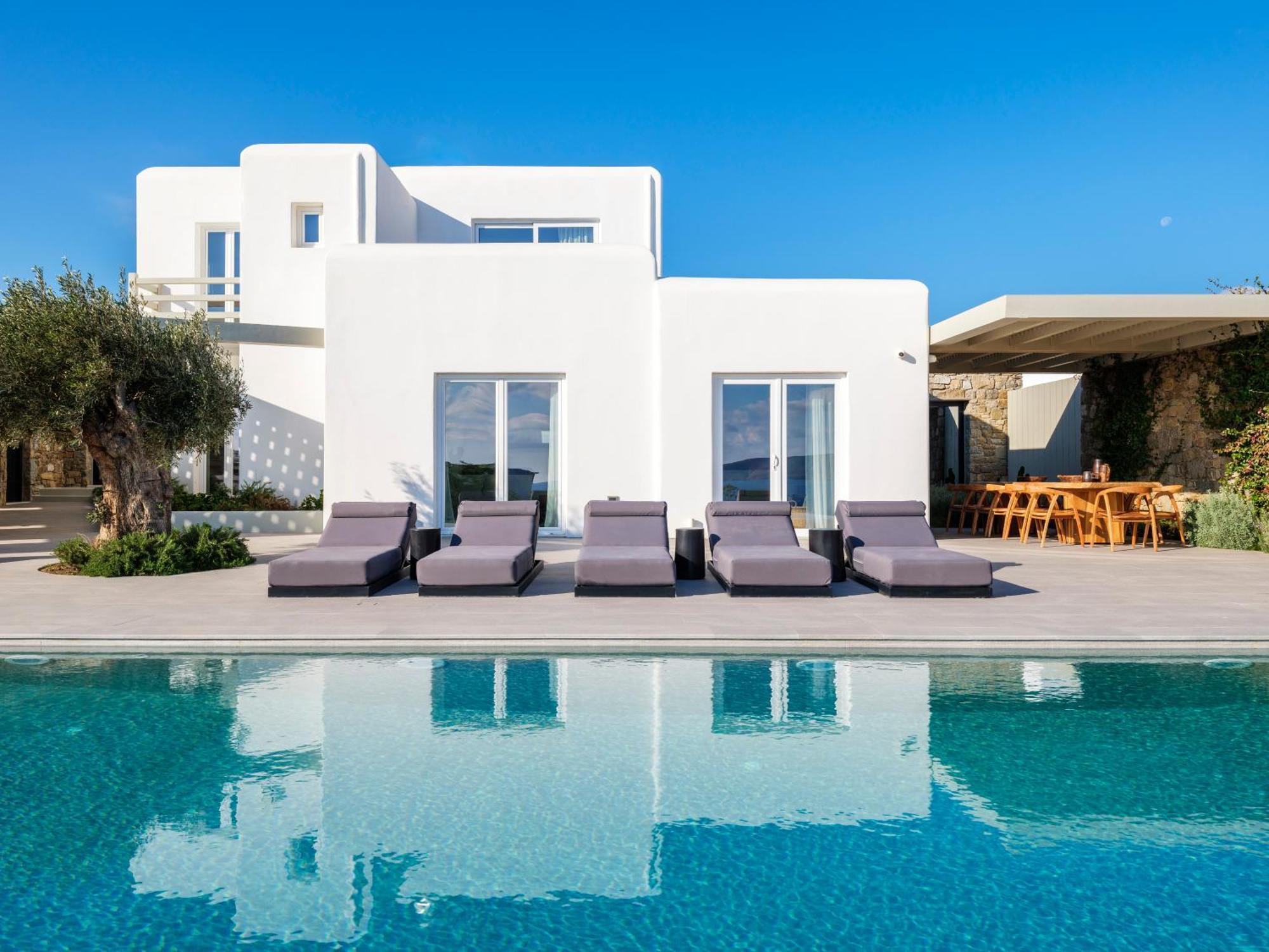 Blue Eye Grand Villa Mykonos Kalafatis Luaran gambar