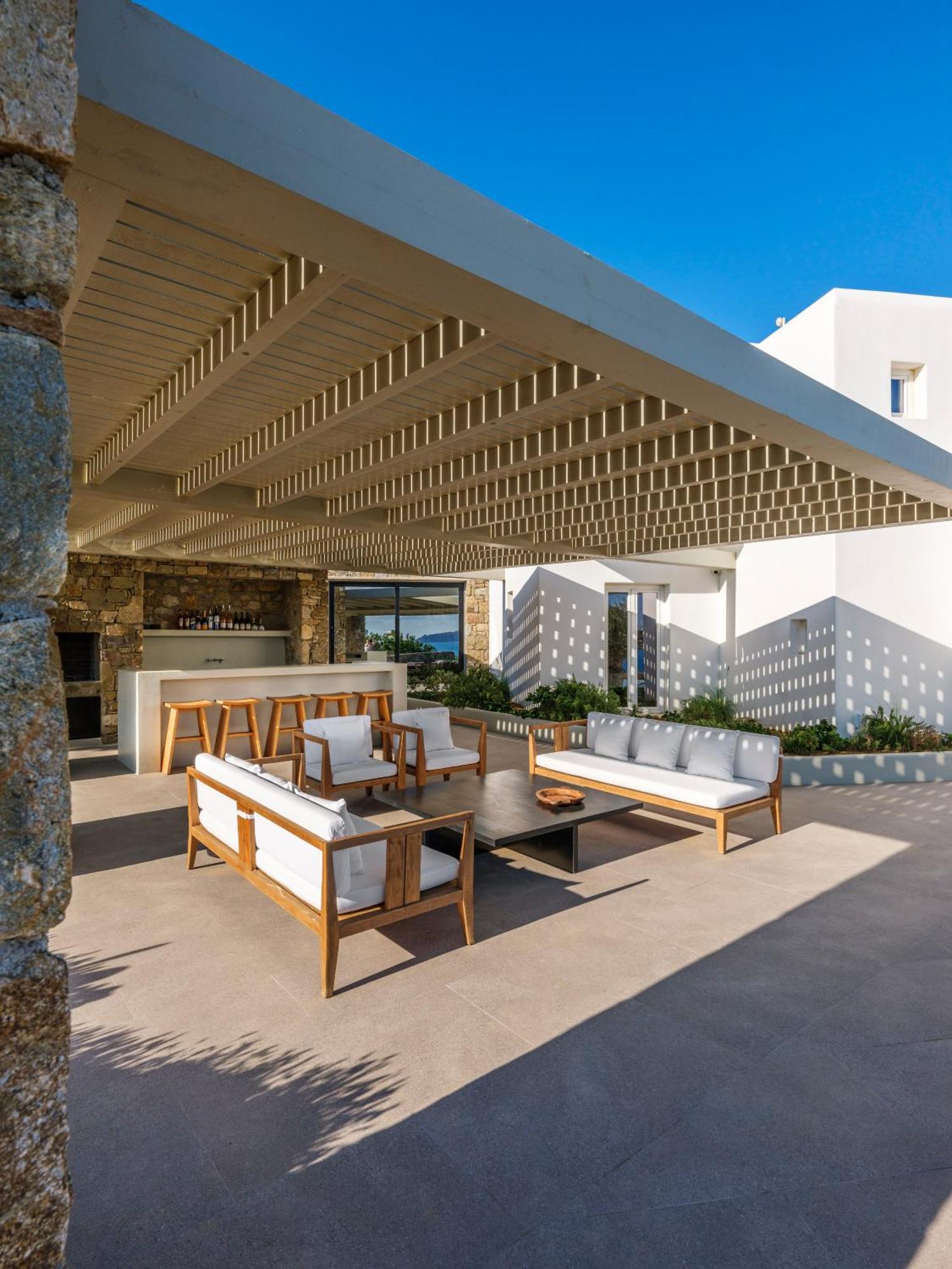 Blue Eye Grand Villa Mykonos Kalafatis Luaran gambar
